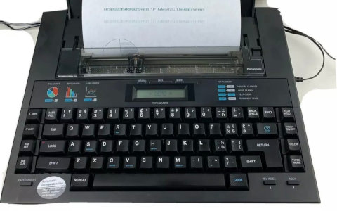 laptop typewriter keyboard