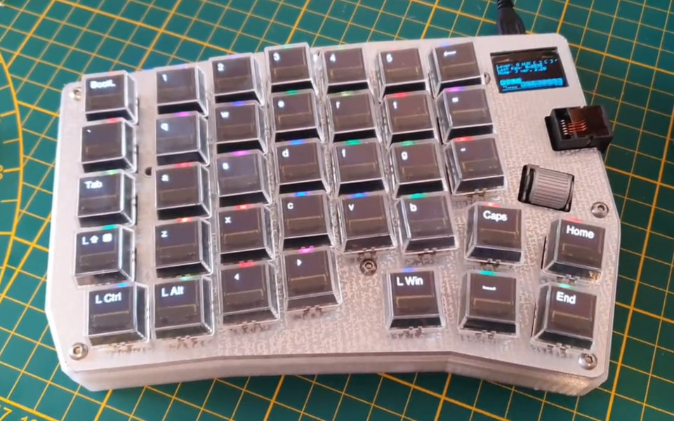 Thomas aka thpoll has been developing his Poly Keyboard for some time. The project is still work in progress, however, he posted a promising video thi