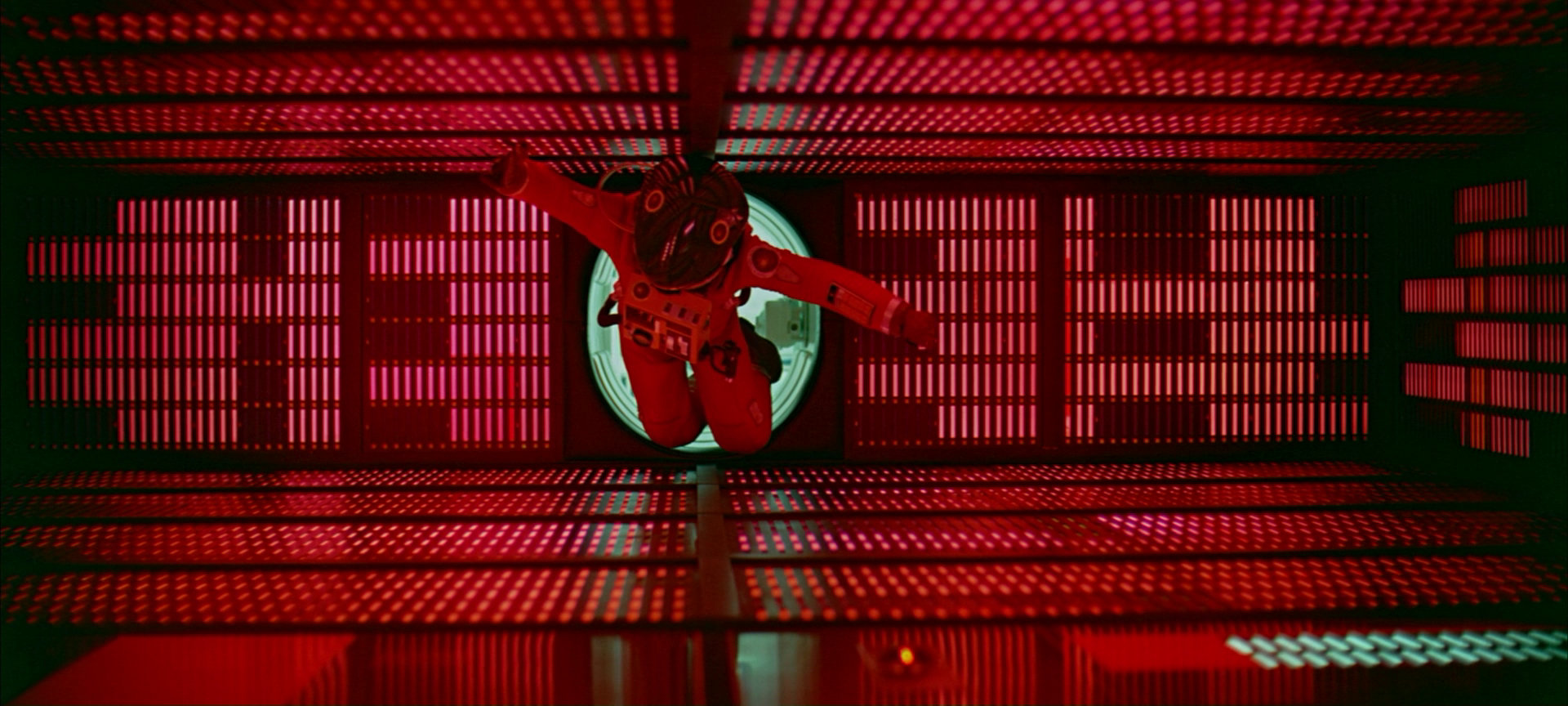Pic: In the original 2001, Bowman enters HAL 9000's holographic memory banks.