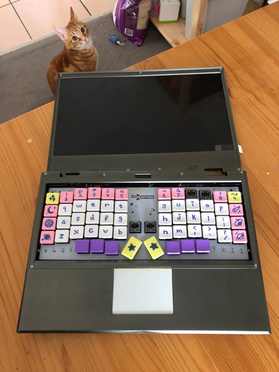 Pic: Test fit of the keyboard in the case