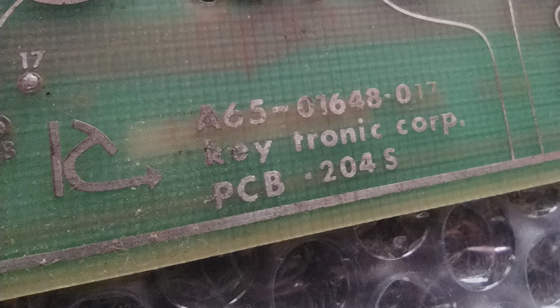 Pic: PCB made by Key Tronic