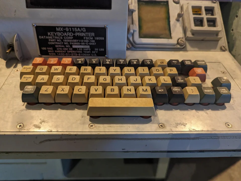 Pic: ICBM launch keyboard