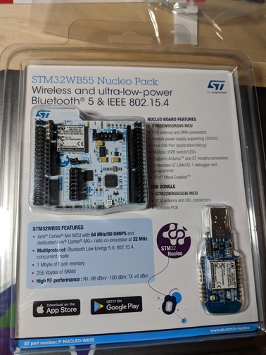 Pic: STM32WB55 Nucleo Pack