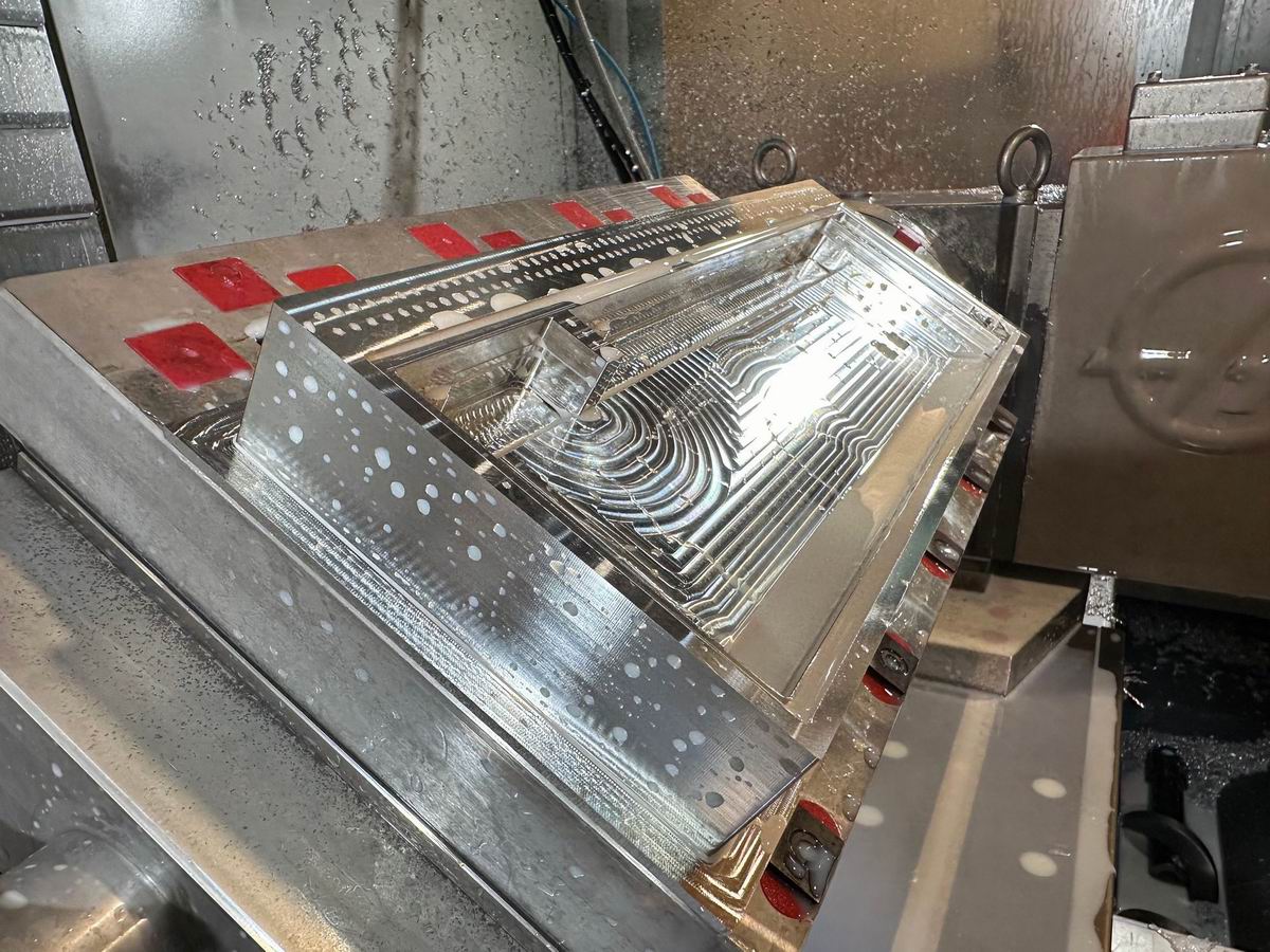 Pic: Day one in the bag; a freshly machined top