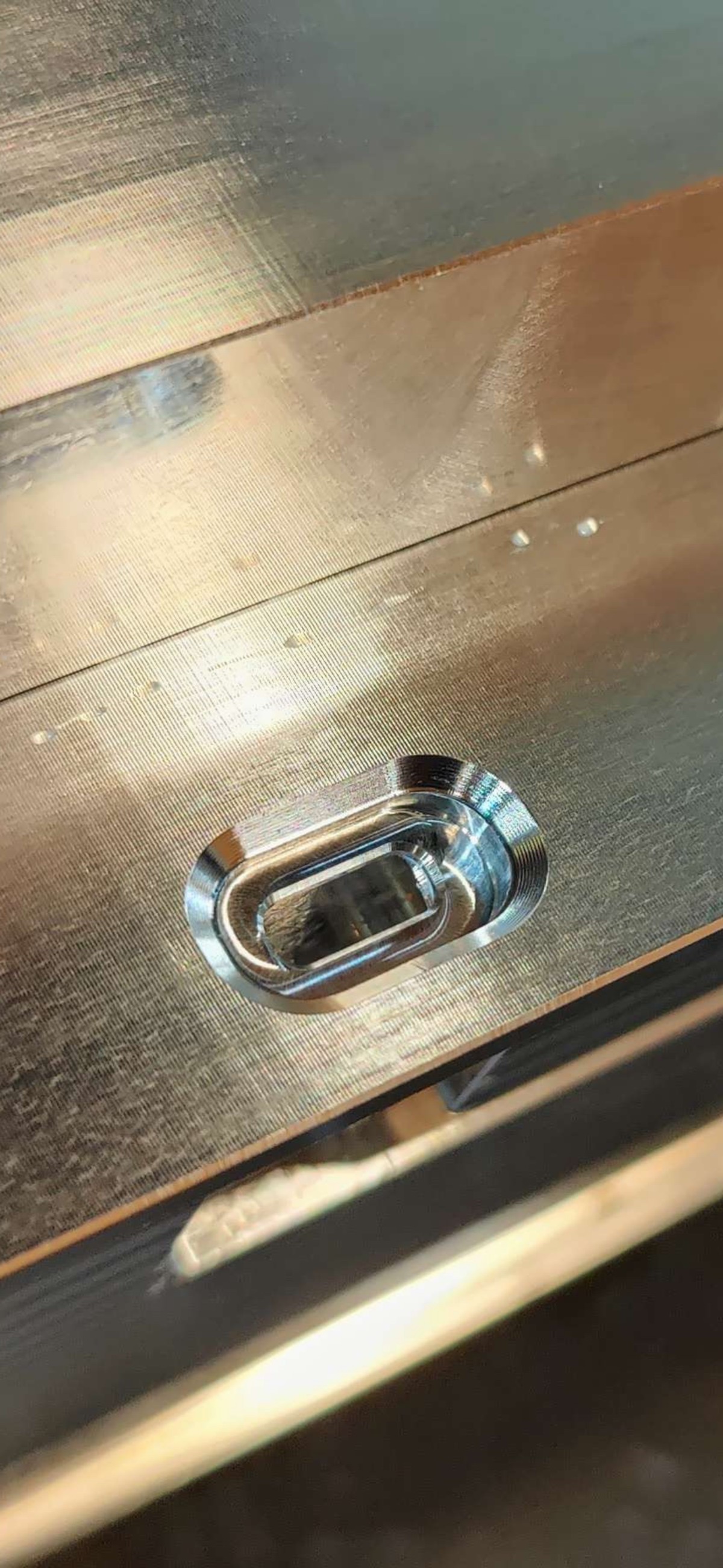 Pic: I’m always fascinated by the beauty of an untreated piece of aluminum