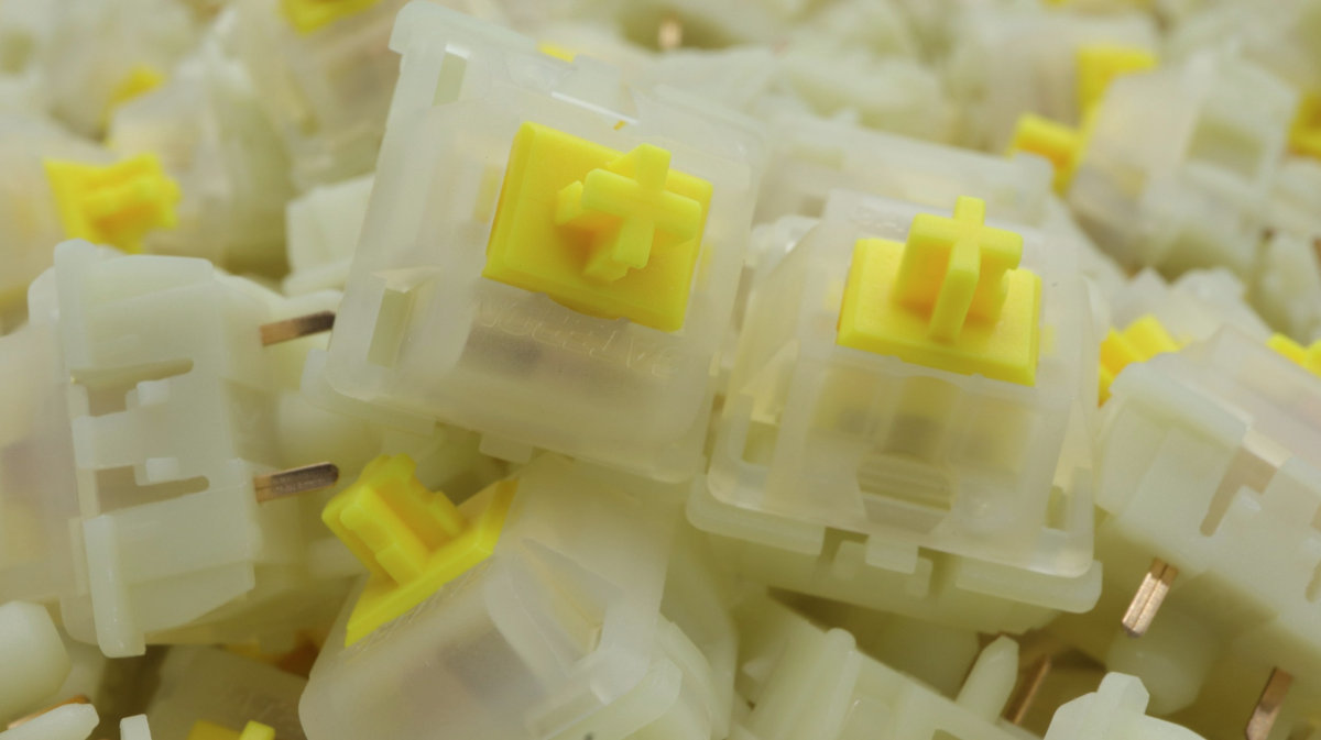 Gateron Milky Yellow Pro from beaverkeys Pic: Gateron Milky Yellow Pro from beaverkeys